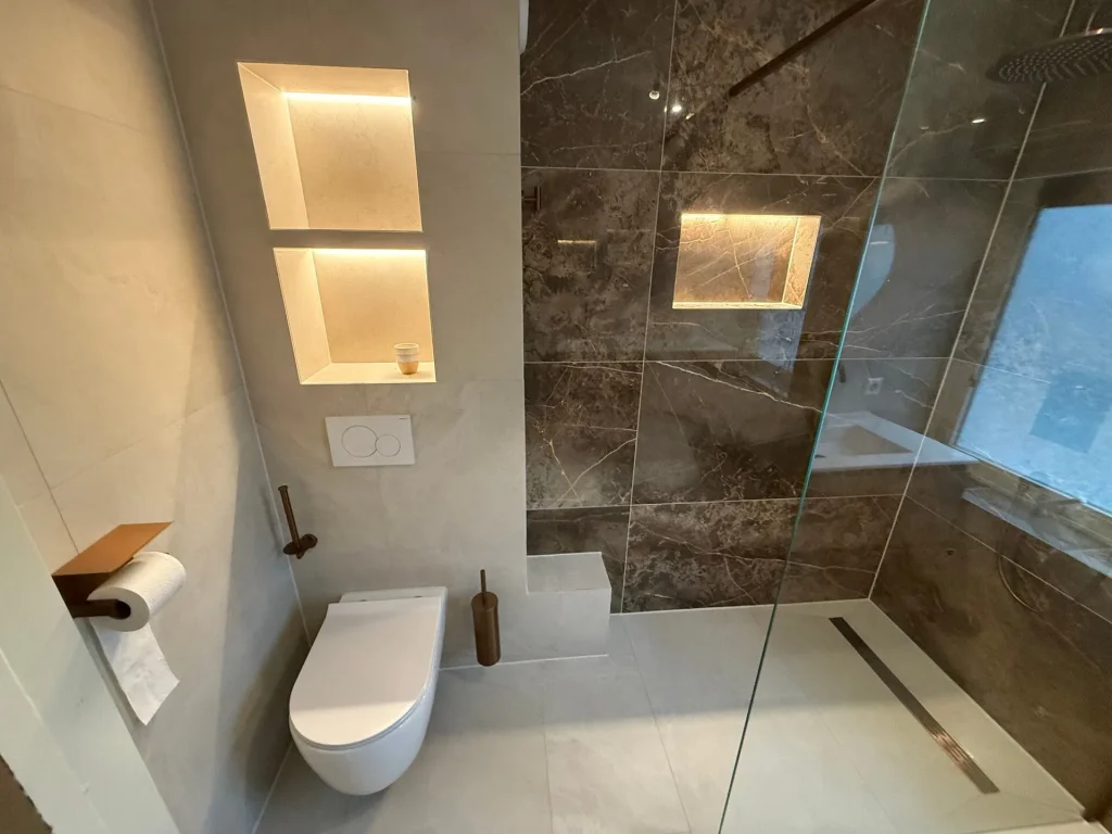 Toilet en inloopdouche